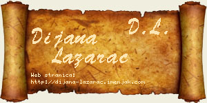 Dijana Lazarac vizit kartica